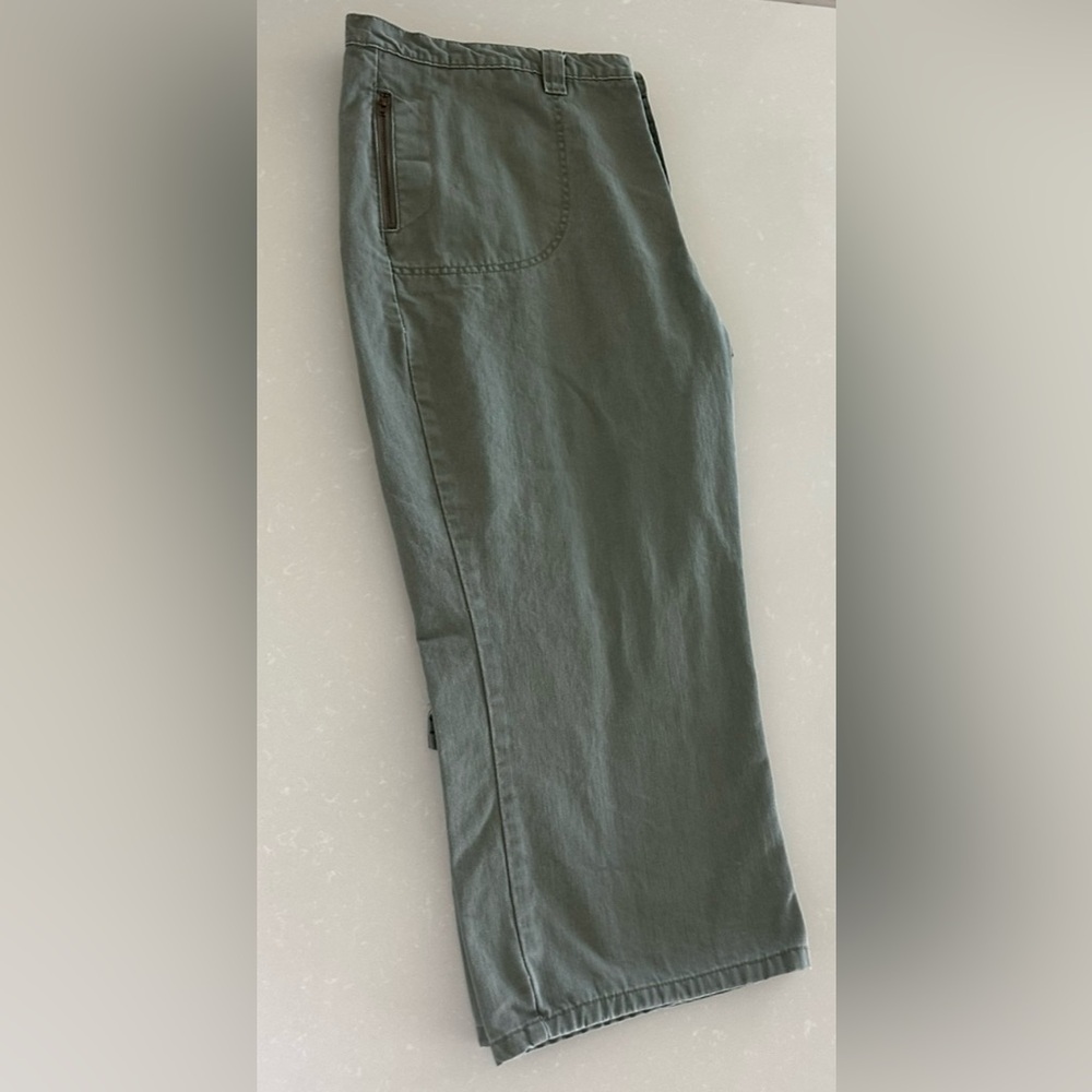 Faded Glory Green Zip Cargo Pants - Picture 2 of 6